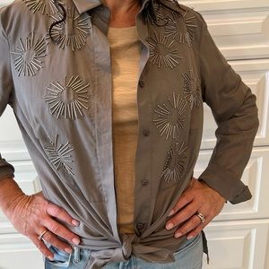 Designer collared shirt detailed